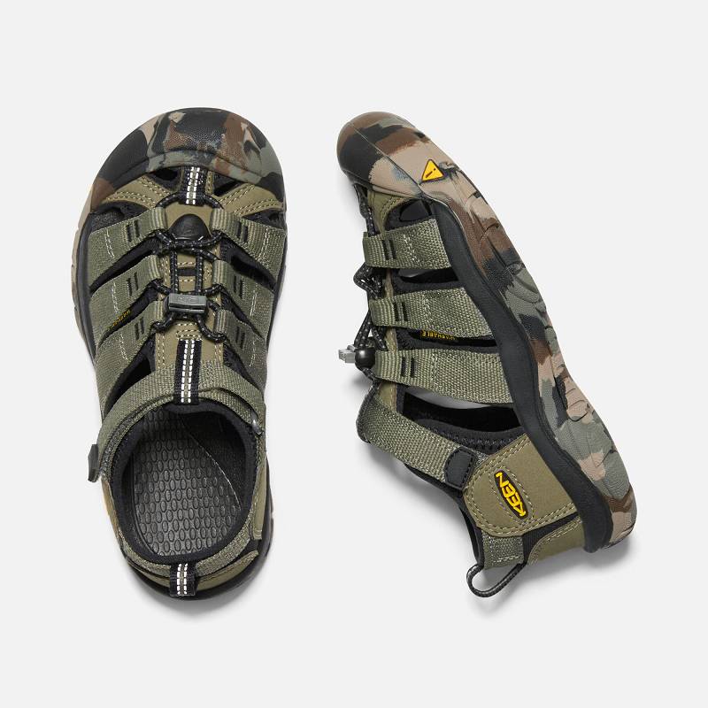 Keen Newport H2 Trekkingsandalen Kinder DE-79806 Dusty Olive - Keen Kinderschuhe Olivgrün